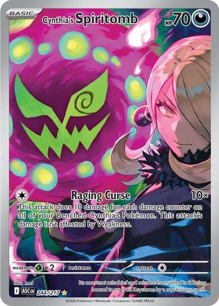 Cynthia's Spiritomb - 244/217 - ME Ascended Heroes - Holofoil - Near Mint (NM)