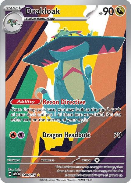 Drakloak - 248/217 - ME Ascended Heroes - Holofoil - Near Mint (NM)