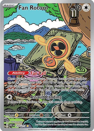 Fan Rotom - 250/217 - ME Ascended Heroes - Holofoil - Near Mint (NM)