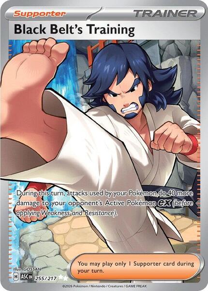 Black Belt's Training - ME Ascended Heroes - Holofoil - Near Mint (NM)