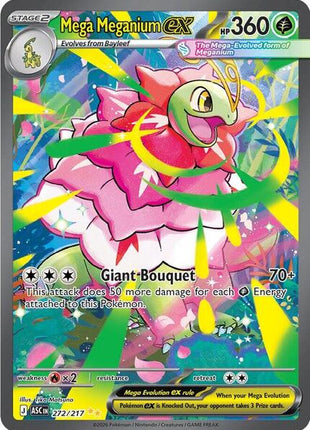 Mega Meganium ex - 272/217 - ME Ascended Heroes - Holofoil - Near Mint (NM)