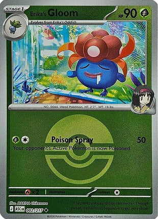 Erika's Gloom (Poke Ball) - ME Ascended Heroes - Reverse Holofoil - Near Mint (NM)