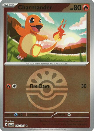 Charmander (Friend Ball) - ME Ascended Heroes - Reverse Holofoil - Near Mint (NM)