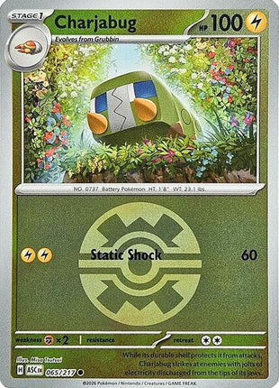 Charjabug (Quick Ball) - ME Ascended Heroes - Reverse Holofoil - Near Mint (NM)