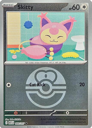 Skitty (Love Ball) - ME Ascended Heroes - Reverse Holofoil - Near Mint (NM)