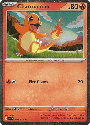 Charmander - 020/217 (Cosmos Holo) - Miscellaneous Cards and Products - Holofoil - Near Mint (NM)
