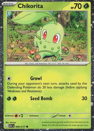 Chikorita (Cosmos Holo) - Miscellaneous Cards and Products - Holofoil - Near Mint (NM)