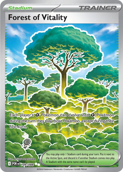 Forest of Vitality - ME03 Perfect Order - Holofoil - Near Mint (NM)