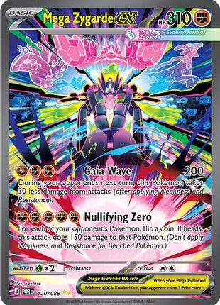 Mega Zygarde ex - 120/088 - ME03 Perfect Order - Holofoil - Near Mint (NM)