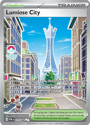 Lumiose City - 111/088 - ME03 Perfect Order - Holofoil - Near Mint (NM)