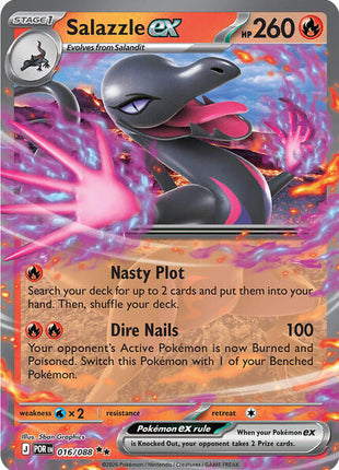 Salazzle ex - 016/088 - ME03 Perfect Order - Holofoil - Near Mint (NM)