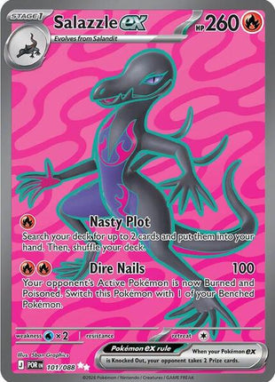 Salazzle ex - 101/088 - ME03 Perfect Order - Holofoil - Near Mint (NM)