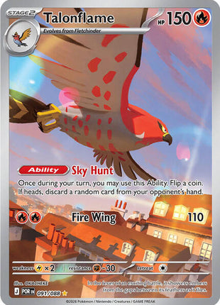Talonflame - 091/088 - ME03 Perfect Order - Holofoil - Near Mint (NM)