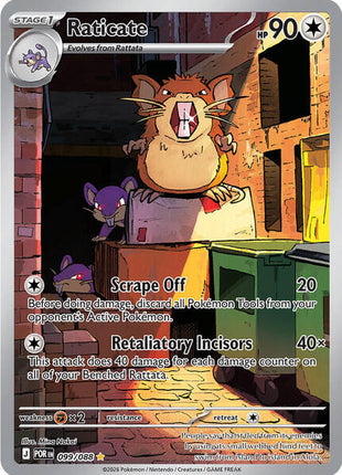 Raticate - 099/088 - ME03 Perfect Order - Holofoil - Near Mint (NM)
