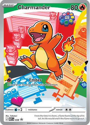 Charmander - 038 - ME Mega Evolution Promo - Holofoil - Near Mint (NM)