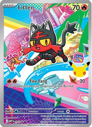 Litten - 044 - ME Mega Evolution Promo - Holofoil - Near Mint (NM)