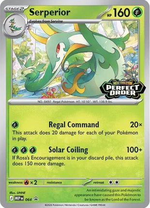 Serperior - 064 - ME Mega Evolution Promo - Holofoil - Near Mint (NM)