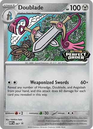 Doublade - 067 - ME Mega Evolution Promo - Holofoil - Near Mint (NM)
