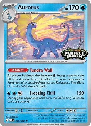 Aurorus (Perfect Order Stamped) - Miscellaneous Cards and Products - Holofoil - Near Mint (NM)