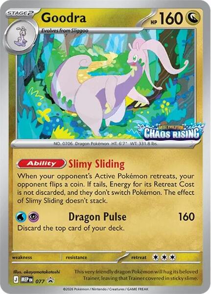Goodra - 077 - ME Mega Evolution Promo - Holofoil - Near Mint (NM)
