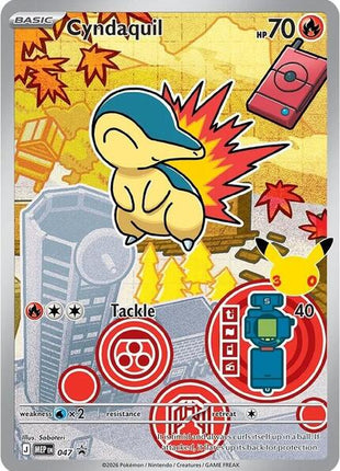 Cyndaquil - 047 - ME Mega Evolution Promo - Holofoil - Near Mint (NM)