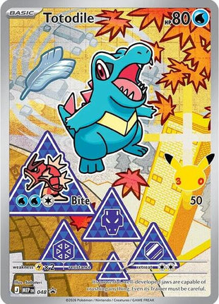 Totodile - 048 - ME Mega Evolution Promo - Holofoil - Near Mint (NM)