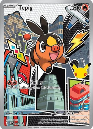 Tepig - 050 - ME Mega Evolution Promo - Holofoil - Near Mint (NM)