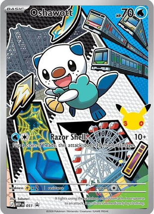 Oshawott - 051 - ME Mega Evolution Promo - Holofoil - Near Mint (NM)