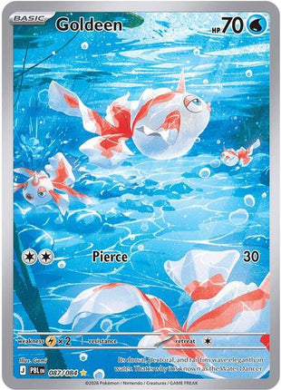 Goldeen - 087/084 - ME05 Pitch Black - Holofoil - Near Mint (NM)