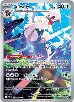 Silvally - 095/084 - ME05 Pitch Black - Holofoil - Near Mint (NM)