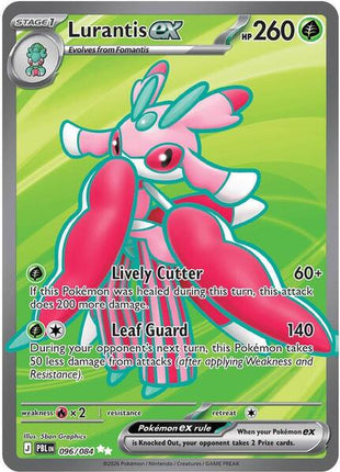 Lurantis ex - 096/084 - ME05 Pitch Black - Holofoil - Near Mint (NM)