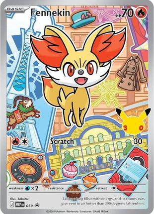 Fennekin -  059 - First Partner Collection 2026 - Holofoil - Near Mint (NM)