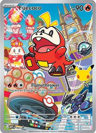 Fuecoco -  062 - First Partner Collection 2026 - Holofoil - Near Mint (NM)