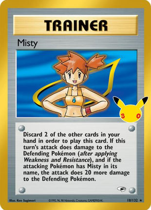 Misty - ME 30th Celebration Classic Collection - Holofoil - Near Mint (NM)