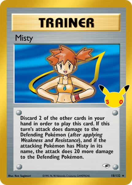 Misty - ME 30th Celebration Classic Collection - Holofoil - Near Mint (NM)