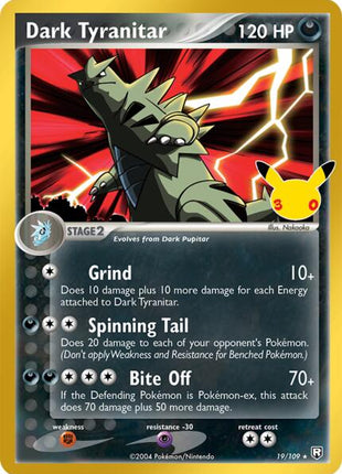 Dark Tyranitar - ME 30th Celebration Classic Collection - Holofoil - Near Mint (NM)