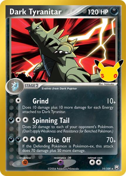 Dark Tyranitar - ME 30th Celebration Classic Collection - Holofoil - Near Mint (NM)