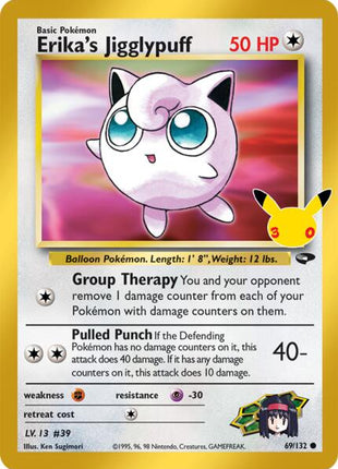 Erika's Jigglypuff - ME 30th Celebration Classic Collection - Holofoil - Near Mint (NM)