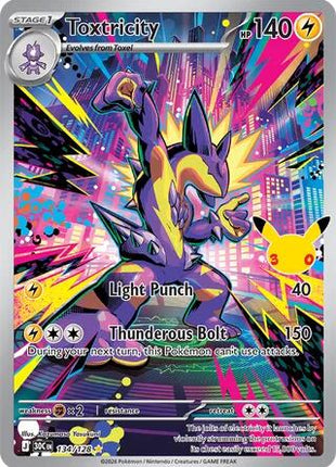 Toxtricity - 134/128 - ME 30th Celebration - Holofoil - Near Mint (NM)