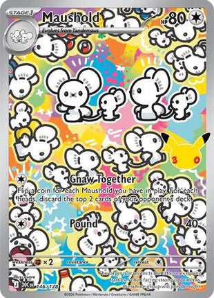 Maushold - 146/128 - ME 30th Celebration - Holofoil - Near Mint (NM)