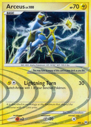 Arceus (AR6) - Arceus - Holofoil - Heavily Played (HP)