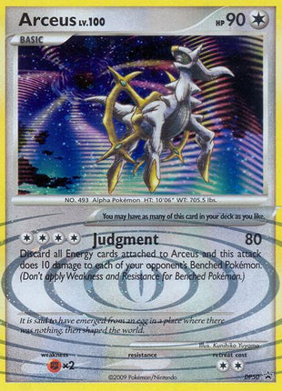 Arceus - DP50 - Diamond and Pearl Promos - Holofoil - Near Mint (NM)