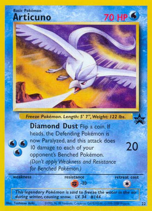 Articuno (22) - WoTC Promo - Near Mint (NM)
