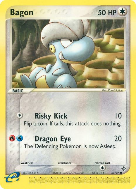 Bagon - 50/97 - Dragon - Reverse Holofoil - Near Mint (NM)