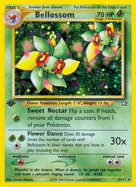 Bellossom - Neo Genesis - Unlimited Holofoil - Lightly Played (LP)