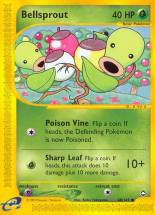 Bellsprout (68) - Aquapolis - Near Mint (NM)