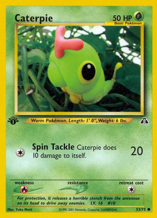 Caterpie - Neo Discovery - 1st Edition - Near Mint (NM)