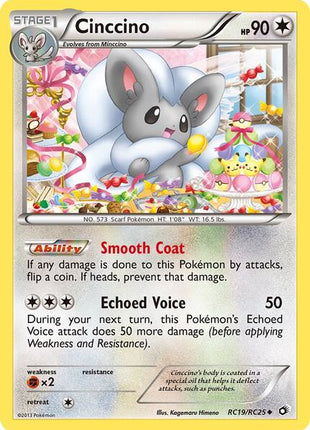 Cinccino - Legendary Treasures Radiant Collection - Holofoil - Moderately Played (MP)