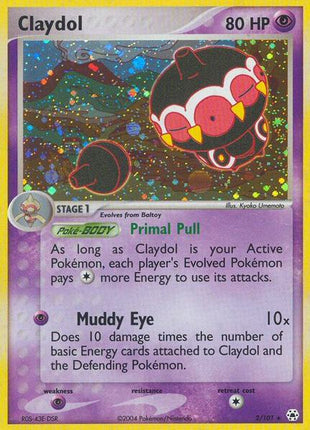 Claydol - 2/101 - EX Hidden Legends - Reverse Holofoil - Lightly Played (LP)