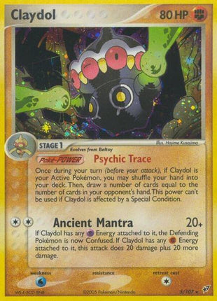 Claydol - EX Deoxys - Holofoil - Heavily Played (HP)